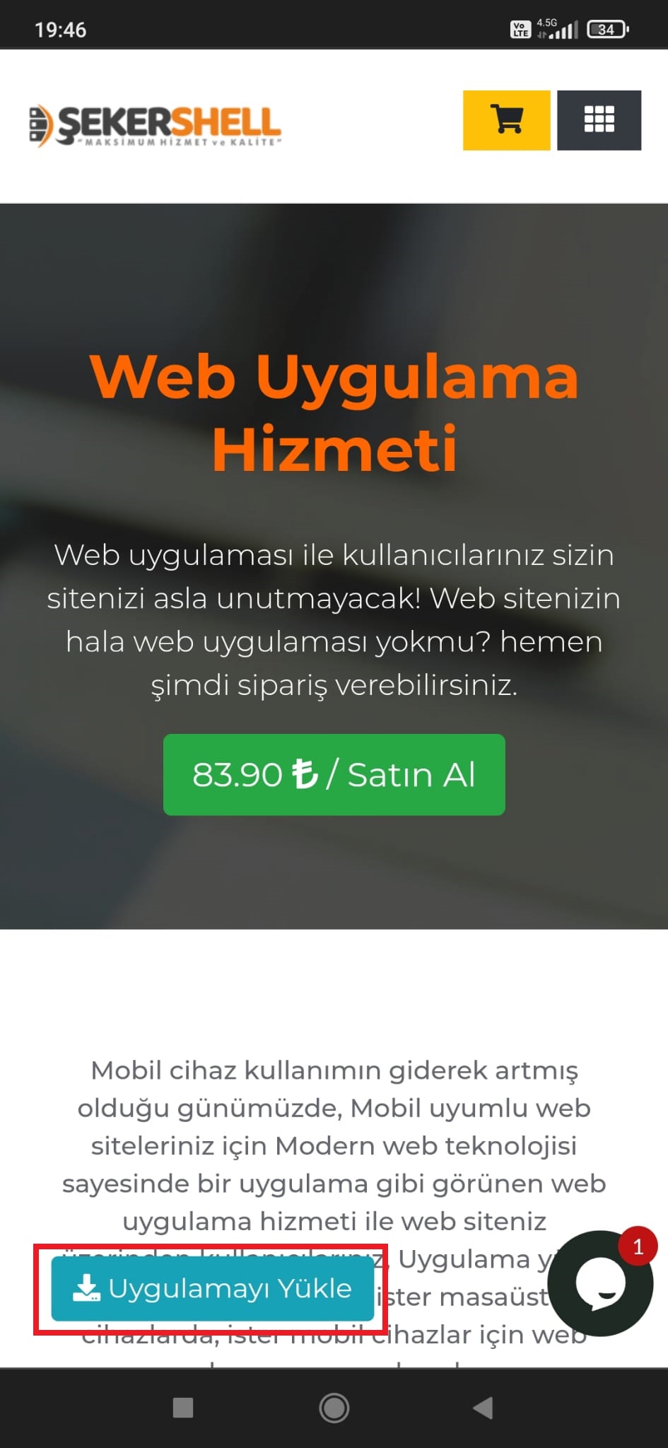 web uygulama